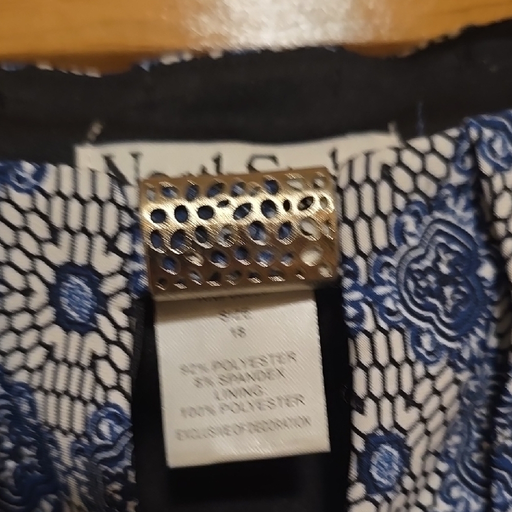 NorthStyle Blue Midi Sundress with Crew Neck and Sleeveless Design 18 - Picture 3 of 4